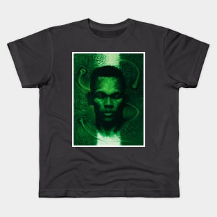 Israel Adesanya The Last Stylebender – Original oil painting Kids T-Shirt